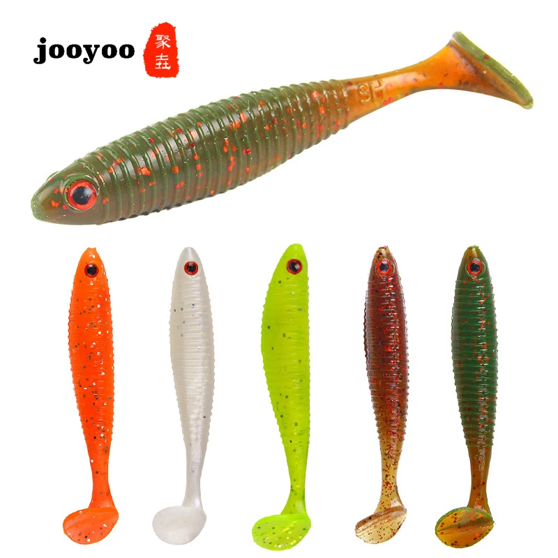 Soft Lure T-tail Floating Soft Worm Fishing Lure 3.8g/8.5cm 5 Colors 10/pcs Artificial Bionic T-tail Wobblers Worm Bait jooyoo
Soft Lure T-tail Floating Soft Worm Fishing Lure 3.8g/8.5cm 5 Colors 10/pcs Artificial Bionic T-tail Wobblers Worm Bait jooyoo