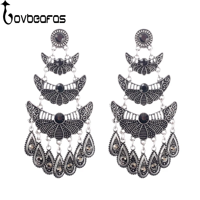 LOVBEAFAS Ethnic Big Statement Tassel Earings Fashion Jewelry Crystal Multilayer Vintage Drop Dangle Long Earrings For Women
LOVBEAFAS Ethnic Big Statement Tassel Earings Fashion Jewelry Crystal Multilayer Vintage Drop Dangle Long Earrings For Women