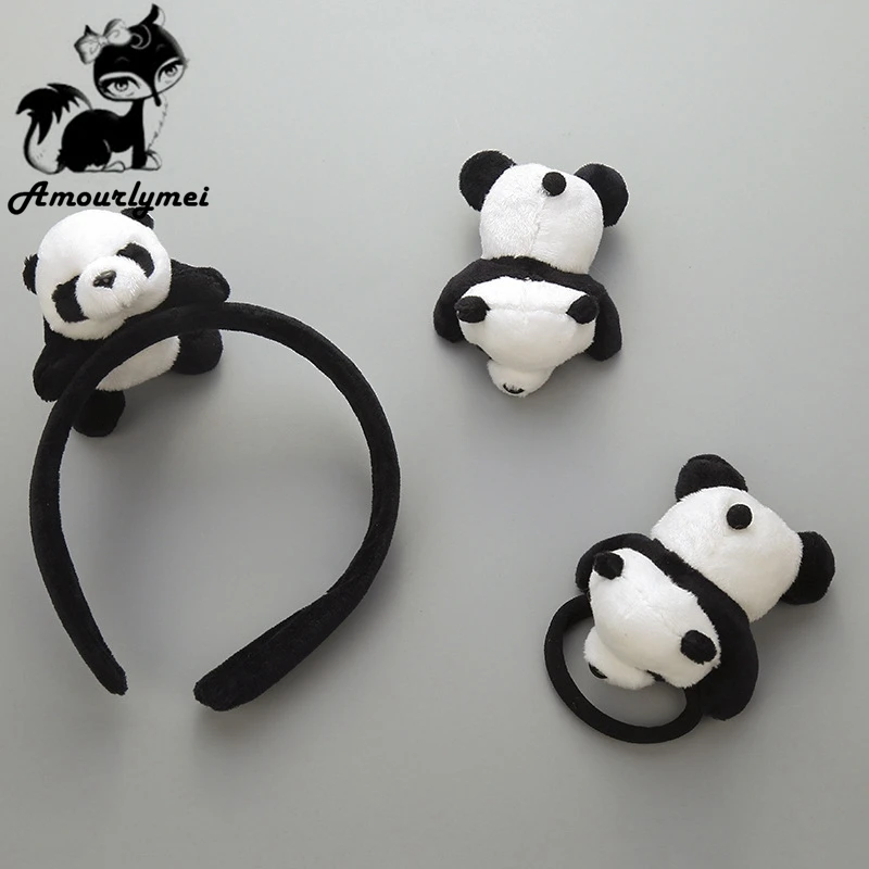 Hot Sale 3 Pcs Lovely Girls Plush Panda Hairband+Hairpins+Elastic Hair Bands Headband Party Headdress Headwear Hair Accessories
Hot Sale 3 Pcs Lovely Girls Plush Panda Hairband+Hairpins+Elastic Hair Bands Headband Party Headdress Headwear Hair Accessories