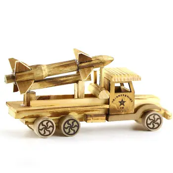 Vintage Wooden Military Tactical Rocket Vehicle Model Handicraft Home Desk Decor Children Educational Toys
Vintage Wooden Military Tactical Rocket Vehicle Model Handicraft Home Desk Decor Children Educational Toys