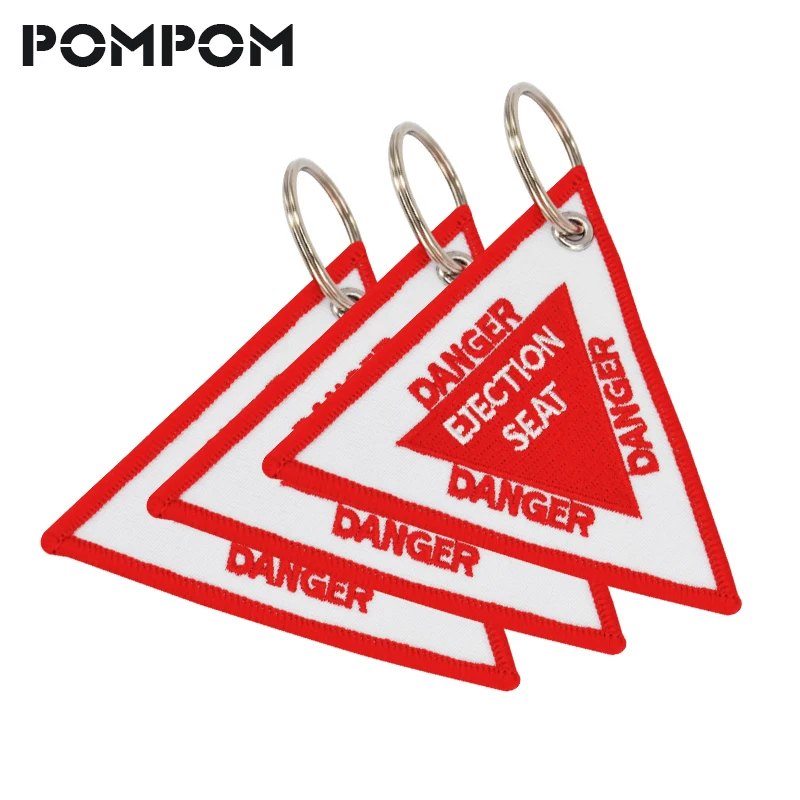 3 PCS/LOT Fashion Key Chain Ring Embroidery Key Tags OEM Keychain for Men Bijoux Triangle Ejection Seat 9CM Motorcycles and Cars
3 PCS/LOT Fashion Key Chain Ring Embroidery Key Tags OEM Keychain for Men Bijoux Triangle Ejection Seat 9CM Motorcycles and Cars