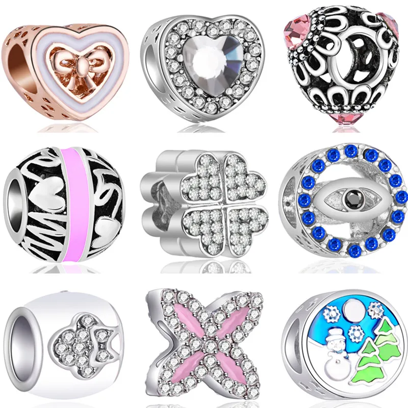 High Quality Cute Ball Bear Peacock Wings Owl Evil Eye Charms Beads Fit Original Pandora Bracelets & Bangles for Women DIY Gifts
High Quality Cute Ball Bear Peacock Wings Owl Evil Eye Charms Beads Fit Original Pandora Bracelets & Bangles for Women DIY Gifts