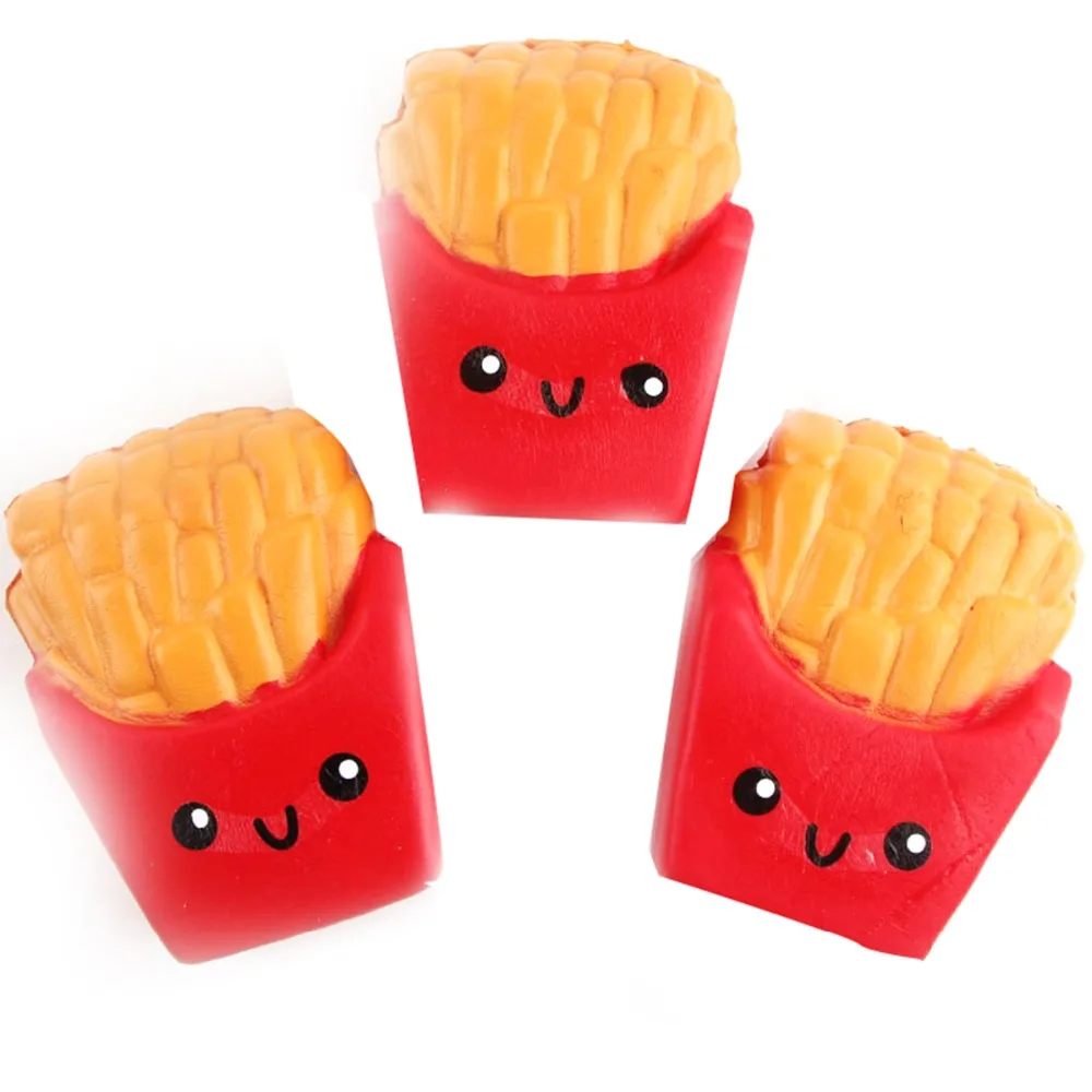 Cute Soft Squishy Squishi French Fries Food Squeeze Stress Square Stress Relief Antistress Squeeze Toy Kids Phone Strap Decor
Cute Soft Squishy Squishi French Fries Food Squeeze Stress Square Stress Relief Antistress Squeeze Toy Kids Phone Strap Decor