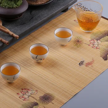Bamboo Putting Tea Tables Four Styles Zen Tea Pads Bamboo Cloth Chinese Dry Pots Potholders Ceremony Accessories
Bamboo Putting Tea Tables Four Styles Zen Tea Pads Bamboo Cloth Chinese Dry Pots Potholders Ceremony Accessories