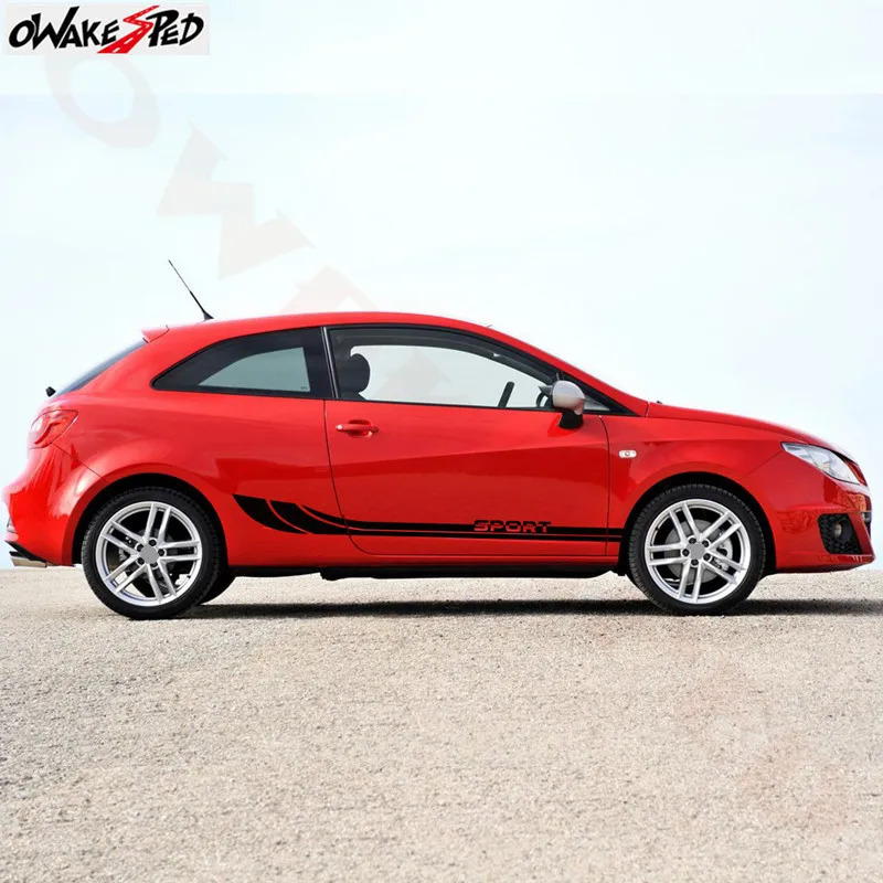 Sport Graphics Car Side Skirt Sticker Racing Stripes Auto Body Vinyl Decal For Seat Ibiza 2009-2014 Fit 3-5 Door Waterproof
Sport Graphics Car Side Skirt Sticker Racing Stripes Auto Body Vinyl Decal For Seat Ibiza 2009-2014 Fit 3-5 Door Waterproof