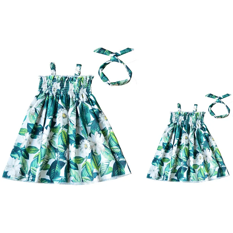 New Summer Mother Daughter Dresses Leaves Flower Strap Dress With Hair Hoop Family Matching Dress Hoilday Mom Daughter Clothes
New Summer Mother Daughter Dresses Leaves Flower Strap Dress With Hair Hoop Family Matching Dress Hoilday Mom Daughter Clothes