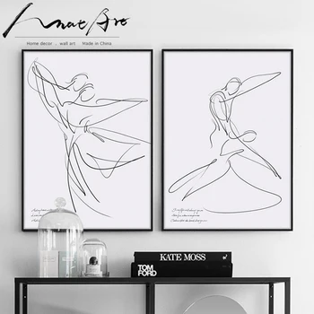 Dance Minimalism Modern Nordic painting Black and white home decor wall art new hot sell posters and prints canvas prints
Dance Minimalism Modern Nordic painting Black and white home decor wall art new hot sell posters and prints canvas prints
