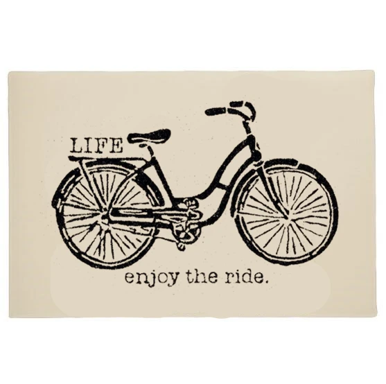Ретро винтажный спасательный велосипедный дверной коврик Life Enjoy the Ride Old Bike приветственный коврик напольный ковер элегантный стильный резиновый 18*30
Ретро винтажный спасательный велосипедный дверной коврик Life Enjoy the Ride Old Bike приветственный коврик напольный ковер элегантный стильный резиновый 18*30