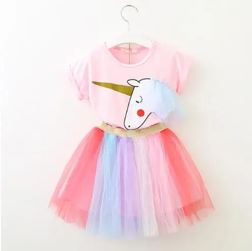 Fashion Sweet Pink Toddler Kids Baby Girls Unicorn Cotton Top T-shirt Lace Tutu Skirt Outfits Summer Cute Set Clothes
Fashion Sweet Pink Toddler Kids Baby Girls Unicorn Cotton Top T-shirt Lace Tutu Skirt Outfits Summer Cute Set Clothes