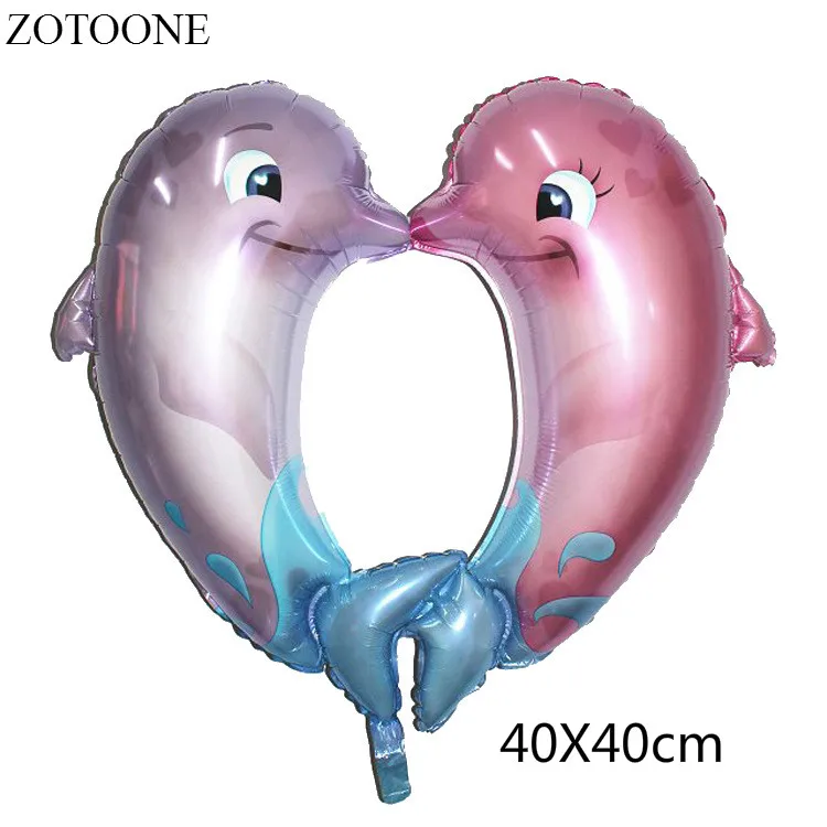 ZOTOONE Dolphin Foil Balloons Animal Helium Ballons Birthday Party Wedding Decor Heart Air Baloons Event Party Supplies E
ZOTOONE Dolphin Foil Balloons Animal Helium Ballons Birthday Party Wedding Decor Heart Air Baloons Event Party Supplies E