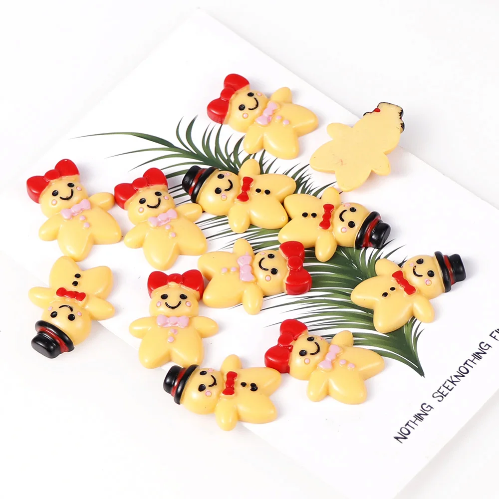 50Pcs Resin Snowman Christmas gingerbread man Flatback Cabochon Craft Embellishment For Phone&Garment 24*33mm
50Pcs Resin Snowman Christmas gingerbread man Flatback Cabochon Craft Embellishment For Phone&Garment 24*33mm