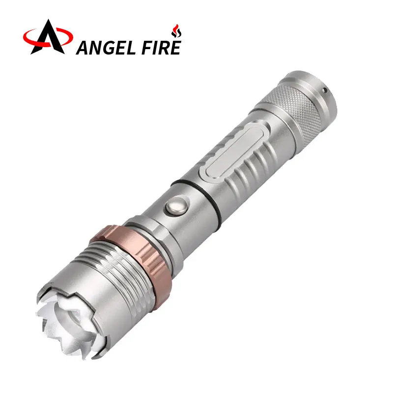 Ultra-bright LED rechargeable flashlight T6 zoom focus Aluminum alloy direct-charging flashlight bicycle lamp AAA battery
Ultra-bright LED rechargeable flashlight T6 zoom focus Aluminum alloy direct-charging flashlight bicycle lamp AAA battery