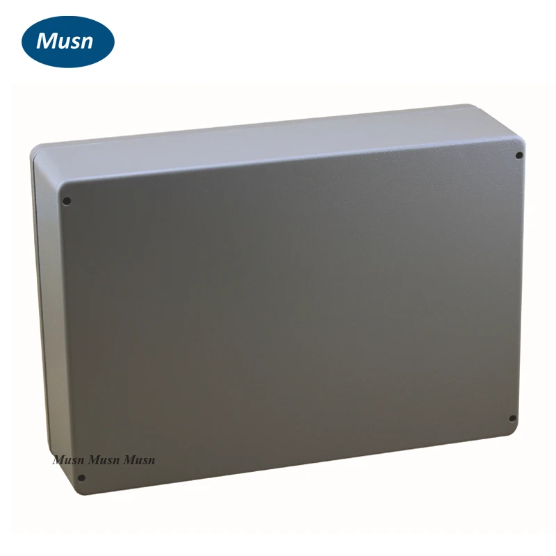 340*235*95mm IP67 Electrical waterproof Aluminium Enclosure Aluminium Box with 4 Screws connector
340*235*95mm IP67 Electrical waterproof Aluminium Enclosure Aluminium Box with 4 Screws connector