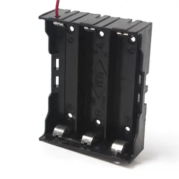 20Pcs/lot Black Plastic 3x18650 Battery Storage Box Case 3Slot DIY Batteries Clip Holder Container With Wire Lead
20Pcs/lot Black Plastic 3x18650 Battery Storage Box Case 3Slot DIY Batteries Clip Holder Container With Wire Lead