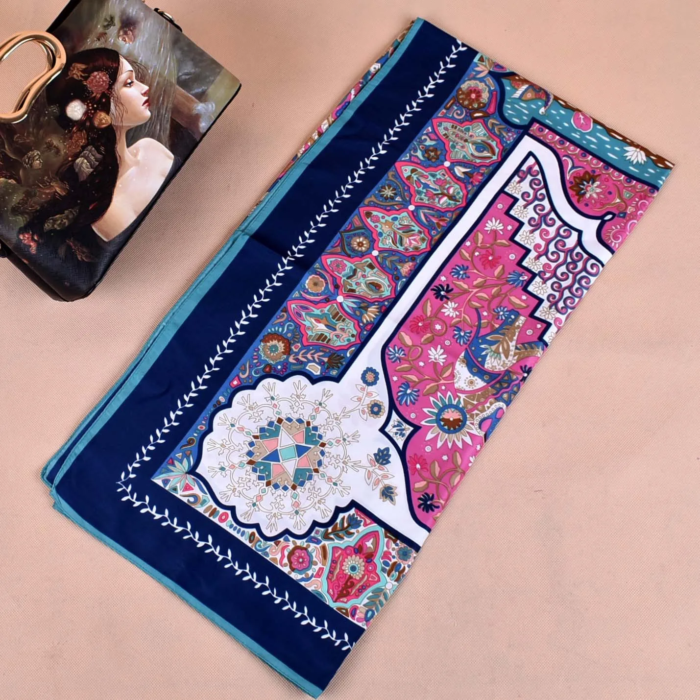 design scarf Hot Classic Women Jewelly spain luxury new handkerchief Scarf shawl Adult Beach Wraps Scarves 130*130cm
design scarf Hot Classic Women Jewelly spain luxury new handkerchief Scarf shawl Adult Beach Wraps Scarves 130*130cm