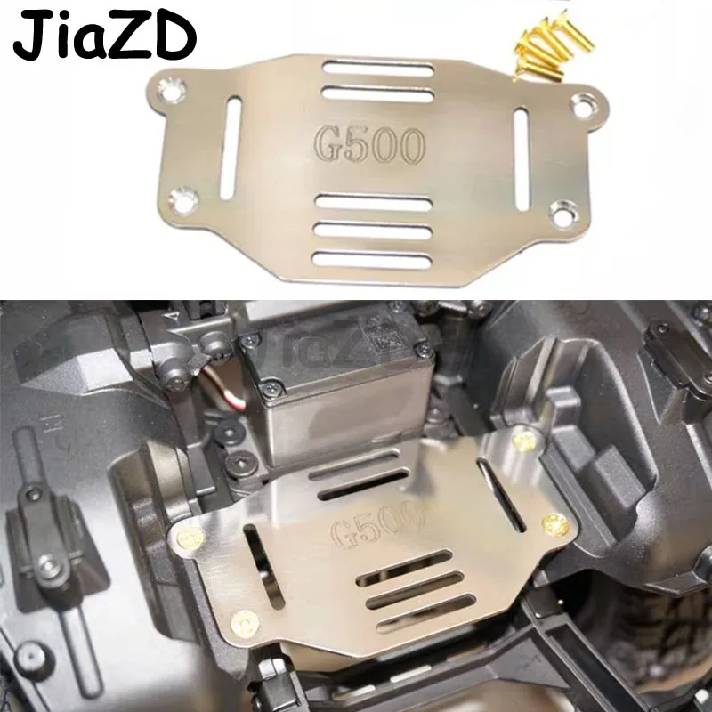 1PCS Aluminium Alloy Stainless Steel Front Plate Chassis Armor kit for TRX-4 Mercedes 4X4 1/10 RC Car Crawler Parts Accessorie
1PCS Aluminium Alloy Stainless Steel Front Plate Chassis Armor kit for TRX-4 Mercedes 4X4 1/10 RC Car Crawler Parts Accessorie