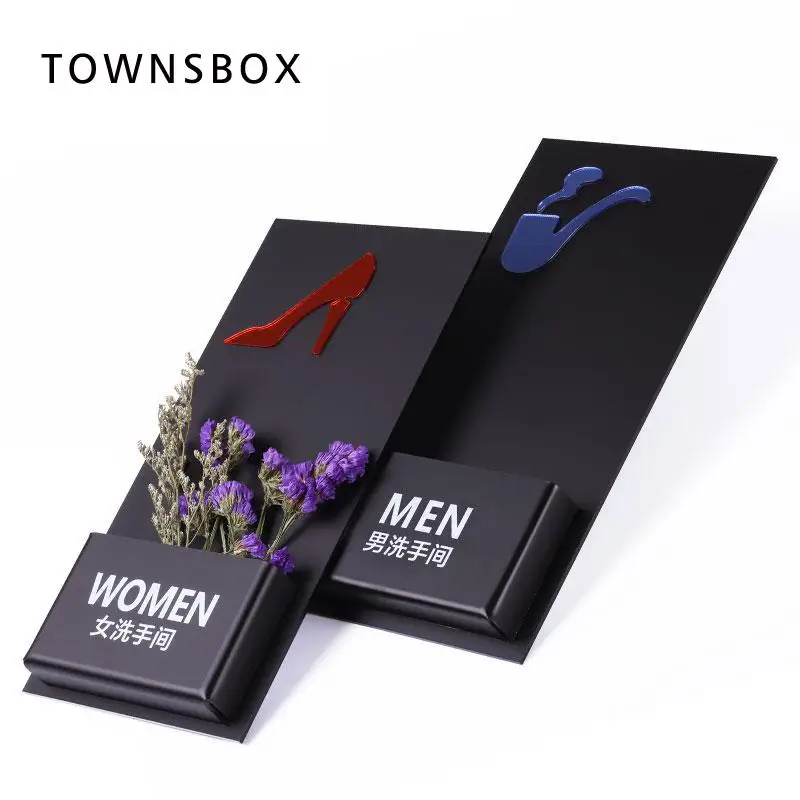 Creative Toilet Door Plate Bathroom WC Wall Mounted Decoration Flower Holder Box Custom Acrylic Signage Plate Men Women Signs
Creative Toilet Door Plate Bathroom WC Wall Mounted Decoration Flower Holder Box Custom Acrylic Signage Plate Men Women Signs