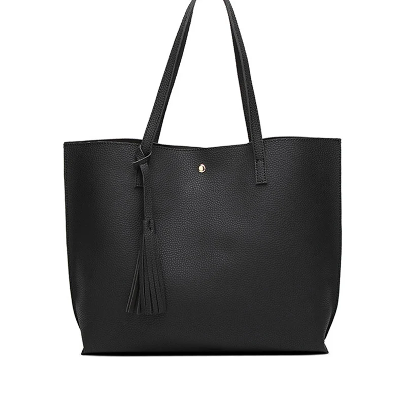 Women's PU Leather Tassel Pendant Handbag Female Fashion Messenger Bag Lady Casual Solid Large Capacity Sling Shoulder Bag
Women's PU Leather Tassel Pendant Handbag Female Fashion Messenger Bag Lady Casual Solid Large Capacity Sling Shoulder Bag