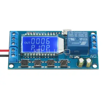 Relay Switch DC6V~30V LCD Multifunction Digital Controller Delay power cut/break/Trigger delay/Cycle timing circuit Relay Module
Relay Switch DC6V~30V LCD Multifunction Digital Controller Delay power cut/break/Trigger delay/Cycle timing circuit Relay Module
