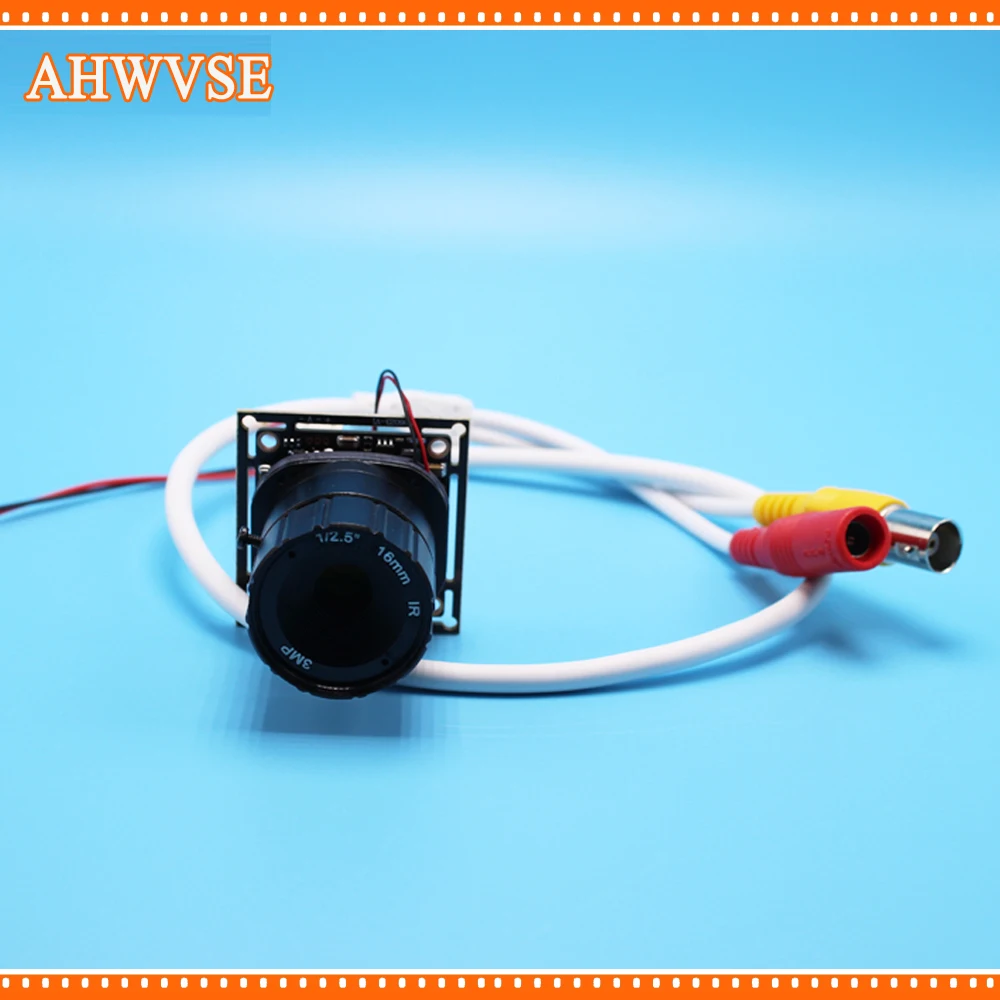 AHWVSE CMOS 1200TVL Mini CCTV Camera Module with BNC Cable and CS Lens 4mm 6mm 8mm 12mm 16mm
AHWVSE CMOS 1200TVL Mini CCTV Camera Module with BNC Cable and CS Lens 4mm 6mm 8mm 12mm 16mm