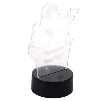 Brand New 3D LED Night Light Desk Lamp 7 Colors Changing USB Powered Illusion Lamp, Santa Claus Black+Transparent
Brand New 3D LED Night Light Desk Lamp 7 Colors Changing USB Powered Illusion Lamp, Santa Claus Black+Transparent