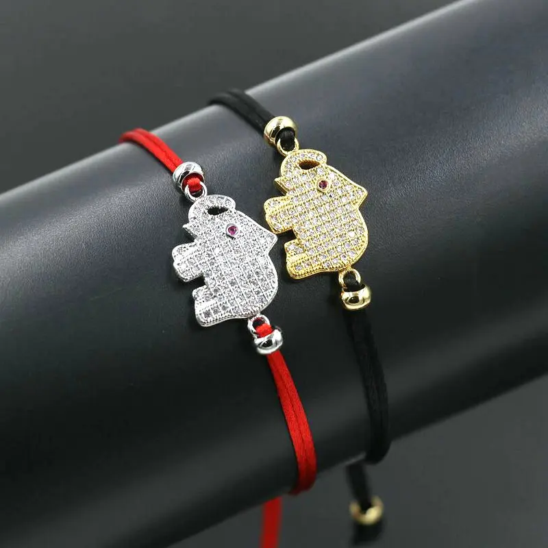 Lucky Lovely Crystal Zircon Elephant Braid Rope Bracelets For Boys Girls Red Cords Thread String Couples Bracelet For Men Women
Lucky Lovely Crystal Zircon Elephant Braid Rope Bracelets For Boys Girls Red Cords Thread String Couples Bracelet For Men Women