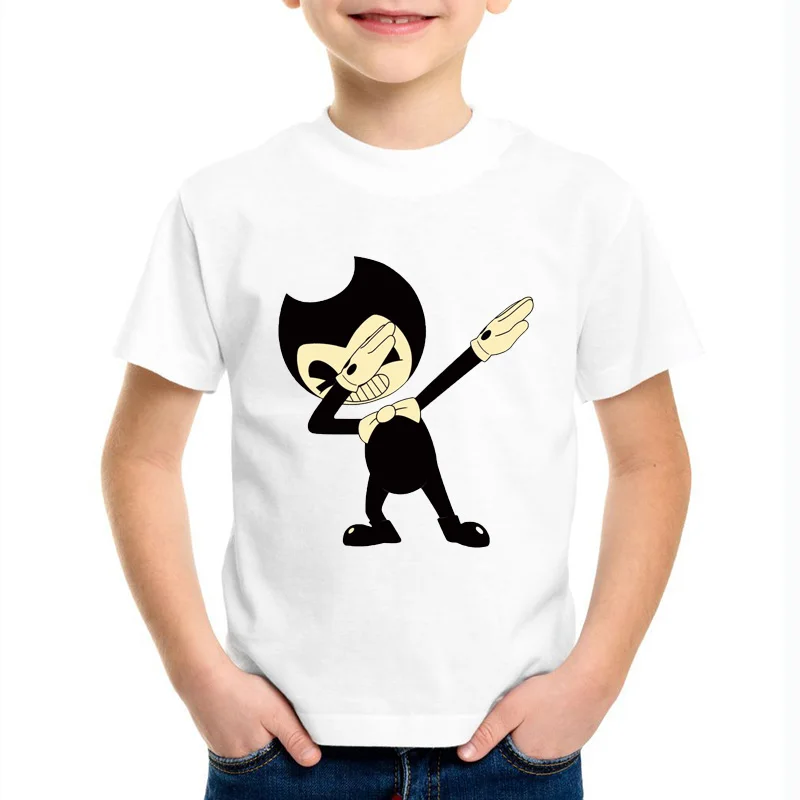 Bendy Machine Print T Shirt Ink Kids Cartoon Cute Style Costume boy and girl Summer Short Sleeve Children's Funny Tops Clothing
Bendy Machine Print T Shirt Ink Kids Cartoon Cute Style Costume boy and girl Summer Short Sleeve Children's Funny Tops Clothing