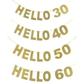 1 Set Creative Glitter Gold Color Hello 30 40 50 60 Birthday Party Banners Garland Hen Party Flag Bachelorette Party Decorations
1 Set Creative Glitter Gold Color Hello 30 40 50 60 Birthday Party Banners Garland Hen Party Flag Bachelorette Party Decorations