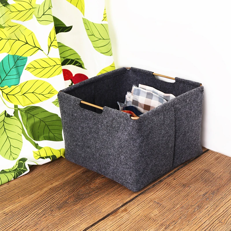 High Quality Felt Desktop Storage Basket Sundries Storage Box Felt Desk Container Clothes Organizer Case
High Quality Felt Desktop Storage Basket Sundries Storage Box Felt Desk Container Clothes Organizer Case