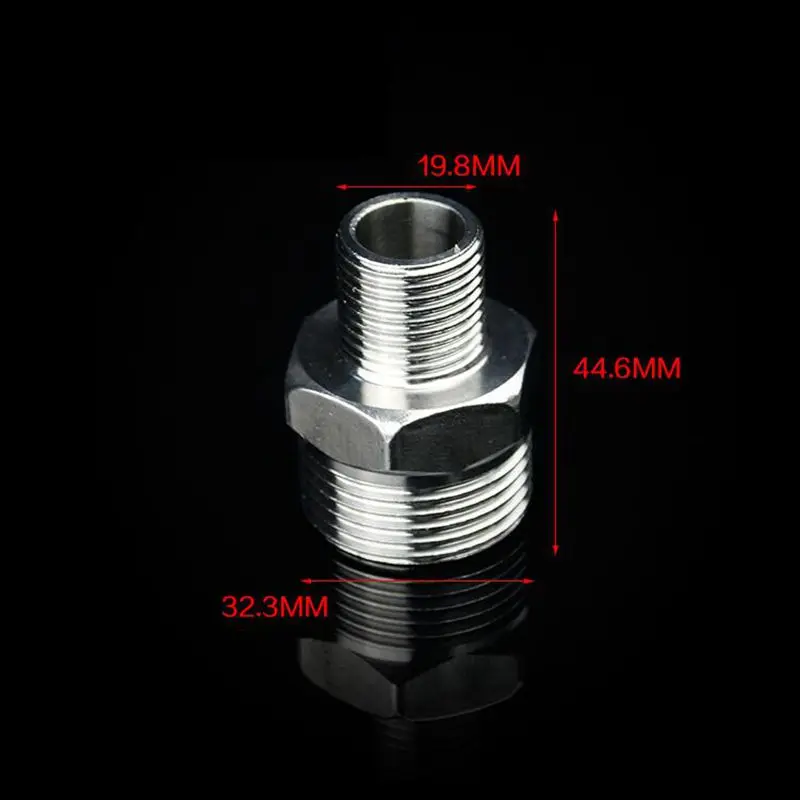 1/2" to 1" BSP Male Thread Equal Pipe Fitting 201 Stainless Steel Reducer Nipple Quick Hose Straight Connector
1/2" to 1" BSP Male Thread Equal Pipe Fitting 201 Stainless Steel Reducer Nipple Quick Hose Straight Connector