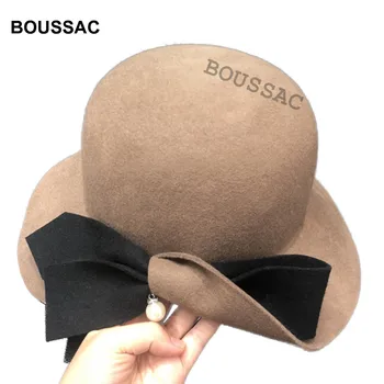 Vintage 100% Wool Felt Hat For Women Winter Fedora Fascinators Church Hat With Elegant Bow Trendy Bowler Derby Hat KNAH23
Vintage 100% Wool Felt Hat For Women Winter Fedora Fascinators Church Hat With Elegant Bow Trendy Bowler Derby Hat KNAH23