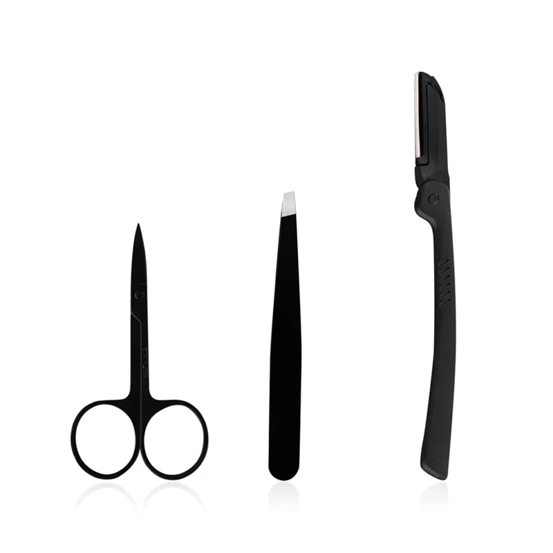 YOKPN Beauty Accessories Stainless Steel Eyebrow Trimmer 1 Set 3 Pcs Eyebrows Shaping Tool Eyebrow Clips Makeup Scissors
YOKPN Beauty Accessories Stainless Steel Eyebrow Trimmer 1 Set 3 Pcs Eyebrows Shaping Tool Eyebrow Clips Makeup Scissors