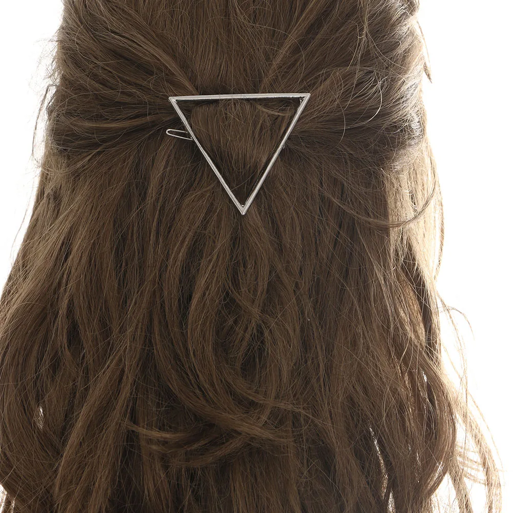 1 PC Women Lady Girl Gold Silver Punk Hollow Out Moon Triangle Barrettes Hair Clip Hairpin Clamps Tone Hair Accessories
1 PC Women Lady Girl Gold Silver Punk Hollow Out Moon Triangle Barrettes Hair Clip Hairpin Clamps Tone Hair Accessories