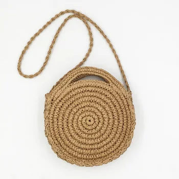 2019 Round Straw Bags Women Summer Rattan Bag Handmade Woven Beach CrossBody Bag Circle Bohemia Handbag Bali female bag
2019 Round Straw Bags Women Summer Rattan Bag Handmade Woven Beach CrossBody Bag Circle Bohemia Handbag Bali female bag