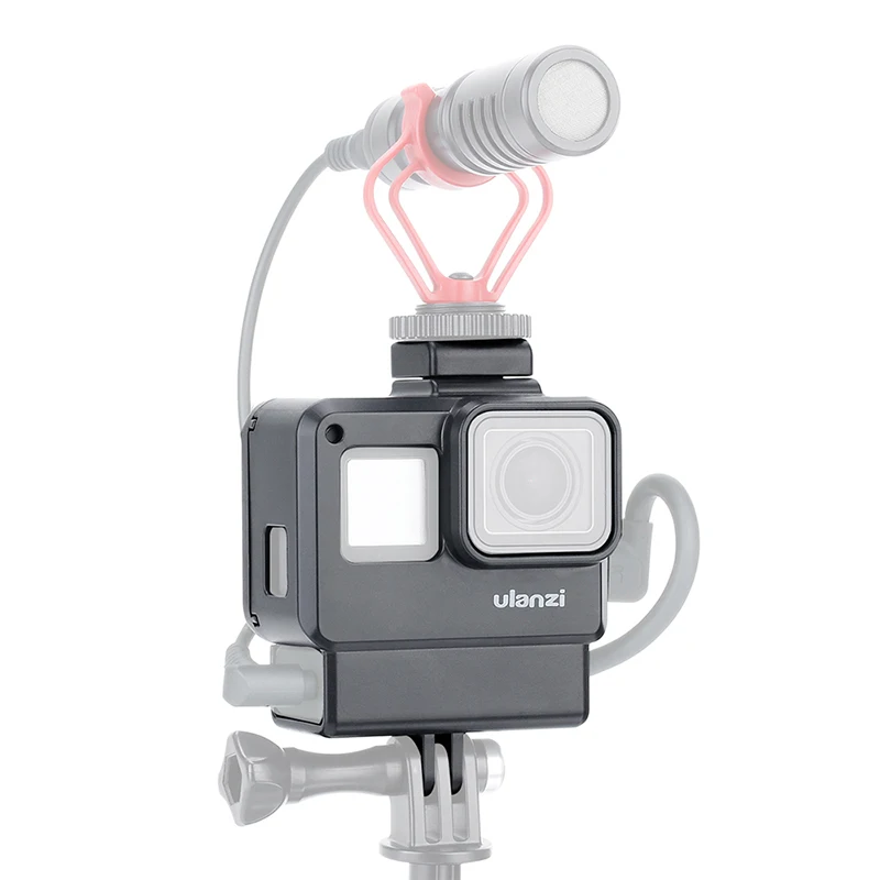 ULANZI V2 Vlog Case Accessories for GoPro Hero 7 6 5 Plastic Housing w Cold Shoe Mount for Microphone LED Video
ULANZI V2 Vlog Case Accessories for GoPro Hero 7 6 5 Plastic Housing w Cold Shoe Mount for Microphone LED Video