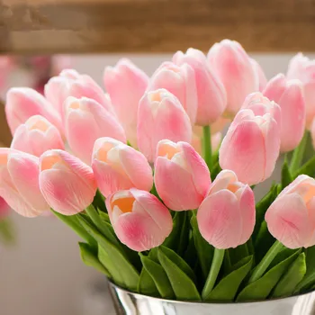 High Quality 1pcs Red Pink Tulips Artificial Flower PU Fake Tulip Real Touch Wedding Decoration Home Party Bride Flower Bouquets
High Quality 1pcs Red Pink Tulips Artificial Flower PU Fake Tulip Real Touch Wedding Decoration Home Party Bride Flower Bouquets