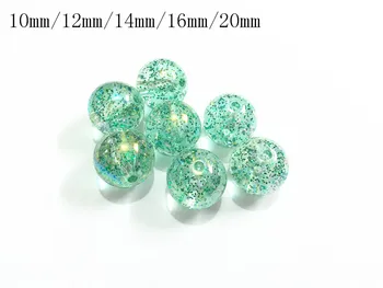 Newest ! 8mm/10mm/ 12mm/14mm/16mm/20mm Transparent /Clear AB Effect Beads With Green Glitter Inside(choose size first )
Newest ! 8mm/10mm/ 12mm/14mm/16mm/20mm Transparent /Clear AB Effect Beads With Green Glitter Inside(choose size first )