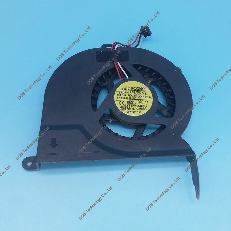 Cpu Cooling Fan for Samsung notebook DFS531005MC0T FA5B F81G-5 BA31-00098A laptop cpu GPU cooler fan RV411 RV415 RV420 RV509 Q
Cpu Cooling Fan for Samsung notebook DFS531005MC0T FA5B F81G-5 BA31-00098A laptop cpu GPU cooler fan RV411 RV415 RV420 RV509 Q