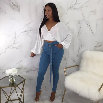 2018 Autumn Elastic Skinny Jeans Women High Waist Solid Denim Pants Female Bodycon Pencil Pants Ladies Plus Size Stretch Pants
2018 Autumn Elastic Skinny Jeans Women High Waist Solid Denim Pants Female Bodycon Pencil Pants Ladies Plus Size Stretch Pants