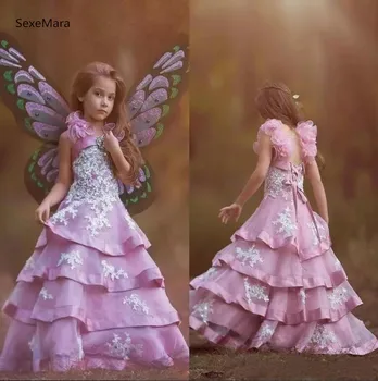 Purple Flower Girl Dresses With Straps Lace Appliques Beaded Lace Up Floor Length Girls Pageant Gowns Kids Birthday Party Gown
Purple Flower Girl Dresses With Straps Lace Appliques Beaded Lace Up Floor Length Girls Pageant Gowns Kids Birthday Party Gown