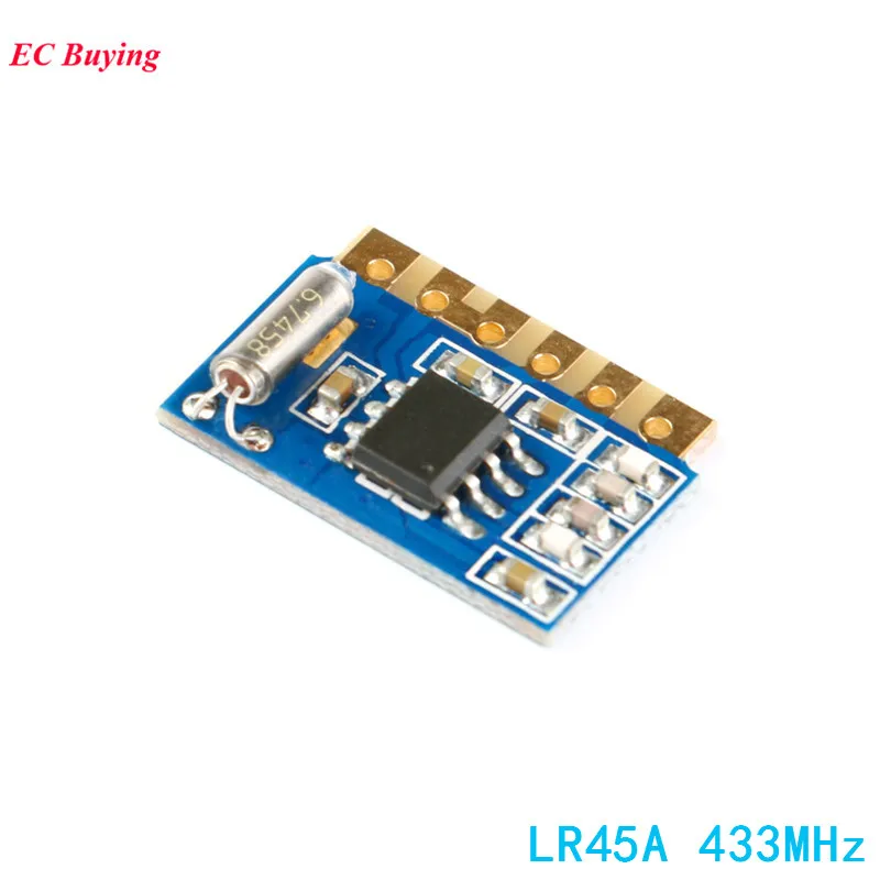 433MHz Wireless RF Remote Receiver Module LR45A 433M Wireless Board DIY Electronic ASK 110dBm
433MHz Wireless RF Remote Receiver Module LR45A 433M Wireless Board DIY Electronic ASK 110dBm
