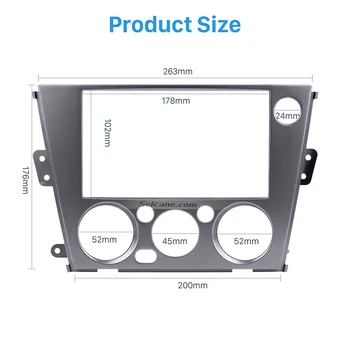 Seicane Black 2 Din Car Radio Fascia Plate Frame Stereo Fitting Kit for 2005-2009 Subaru Legacy Outback Left Hand Car Dash CD
Seicane Black 2 Din Car Radio Fascia Plate Frame Stereo Fitting Kit for 2005-2009 Subaru Legacy Outback Left Hand Car Dash CD
