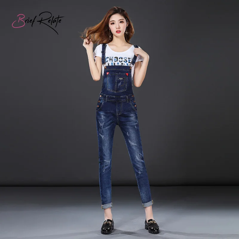 Brief Relate Korean Style Women Sling Strap Slim Denim Rompers Jumpsuits Jeans (Blue)
Brief Relate Korean Style Women Sling Strap Slim Denim Rompers Jumpsuits Jeans (Blue)