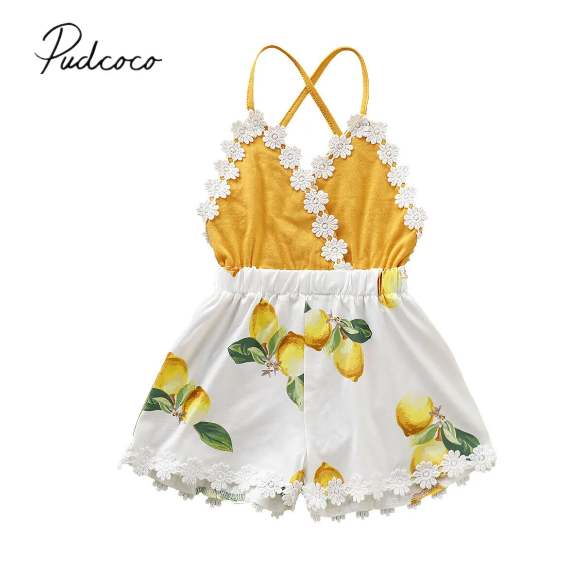 2019 Baby Summer Clothing 0-4Y Infant Kids Baby Girl Strap Romper Floral Lemon Lace Sleeveless Belt Jumpsuits Clothes Outfits
2019 Baby Summer Clothing 0-4Y Infant Kids Baby Girl Strap Romper Floral Lemon Lace Sleeveless Belt Jumpsuits Clothes Outfits