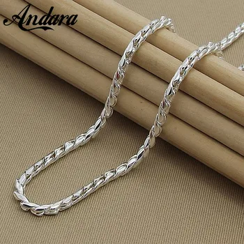 Wholesale Price Men's 4mm Twisted Chain Necklaces 925 Sterling Silver Jewelry for Women
Wholesale Price Men's 4mm Twisted Chain Necklaces 925 Sterling Silver Jewelry for Women