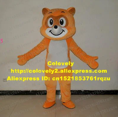 Convivial Orange Raccoon Racoon Procyon Lotor Mascot Costume Cartoon Character Mascotte Adult White Tripe Smile Face No.zz2943
Convivial Orange Raccoon Racoon Procyon Lotor Mascot Costume Cartoon Character Mascotte Adult White Tripe Smile Face No.zz2943