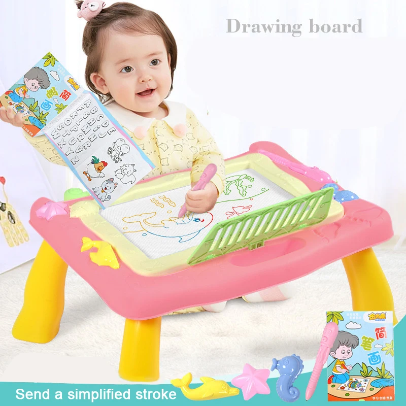 Kids Drawing Board Table Magnetic Painting Graffiti Board Table Toy Multifunctional Learning Erasable Drawing Writing Doodle Toy
Kids Drawing Board Table Magnetic Painting Graffiti Board Table Toy Multifunctional Learning Erasable Drawing Writing Doodle Toy
