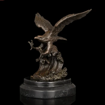 Arts Crafts Copper 100% Real Bronze Falcon Vintage Brass Hawk Sculptures Statue With Marble Base Eagle Figurine Holiday figurine
Arts Crafts Copper 100% Real Bronze Falcon Vintage Brass Hawk Sculptures Statue With Marble Base Eagle Figurine Holiday figurine