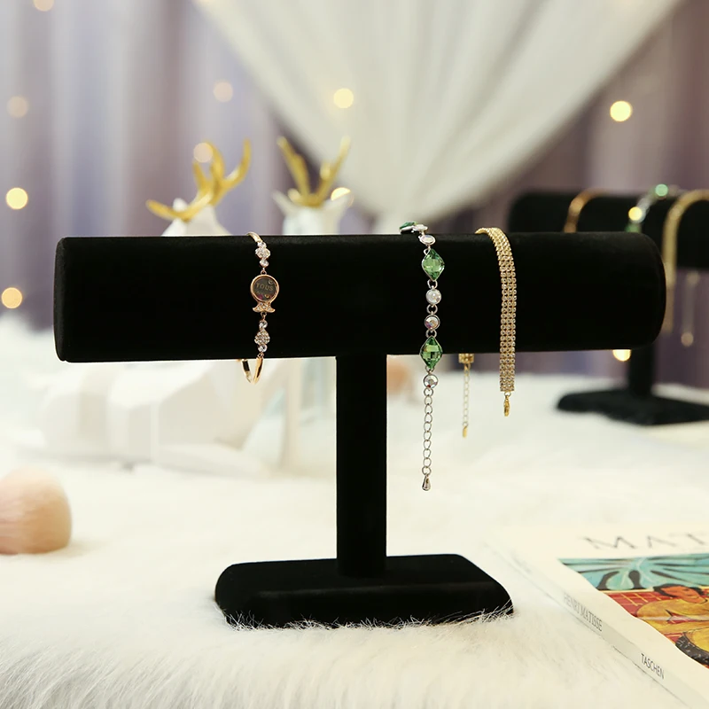 Long bracelet chains stand display racks black velvet T bar bracelet chains stand racks bangle display stand racks GD2395
Long bracelet chains stand display racks black velvet T bar bracelet chains stand racks bangle display stand racks GD2395