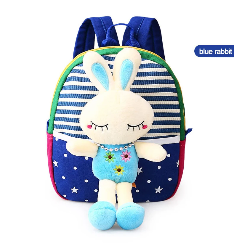 Korean Style Children Toddler Cartoon Stuffed Plush Backpacks baby girls boys cute toys schoolbag backpack (15)